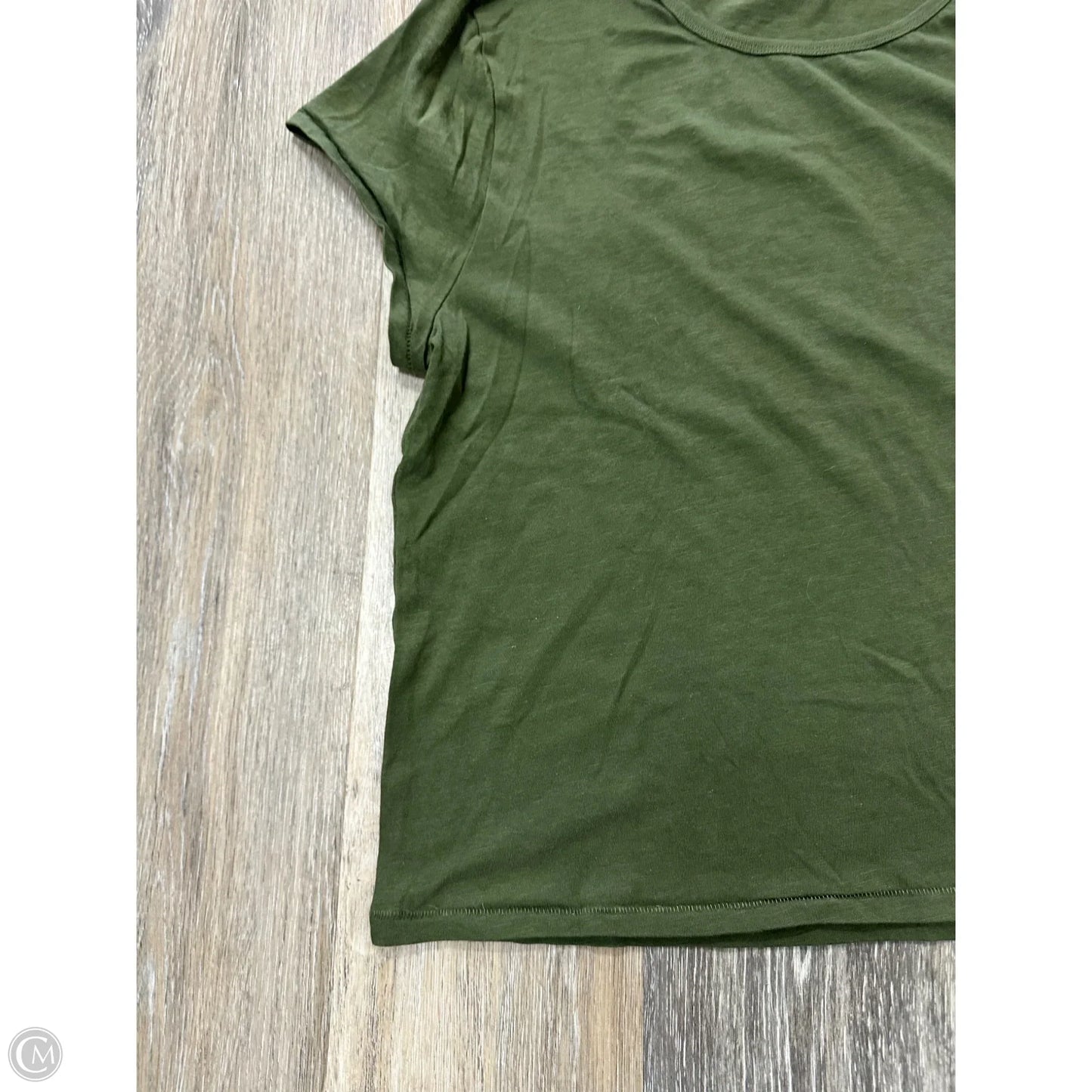 Top Short Sleeve By J. Crew In Green, Size: Xl