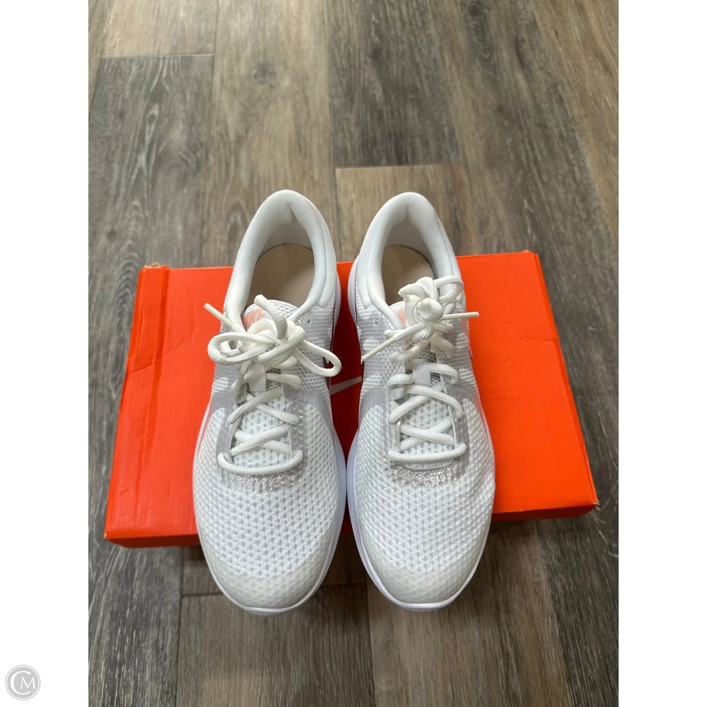 Shoes Athletic By Nike In White, Size: 7.5