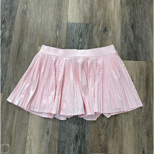 Athletic Skort By Lululemon In Pink, Size: 12