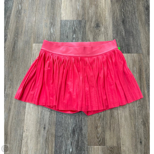 Athletic Skort By Lululemon In Pink, Size: 12
