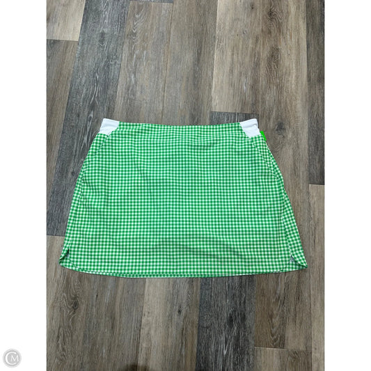 Athletic Skort By Walter Hagen In Green, Size: Xxl