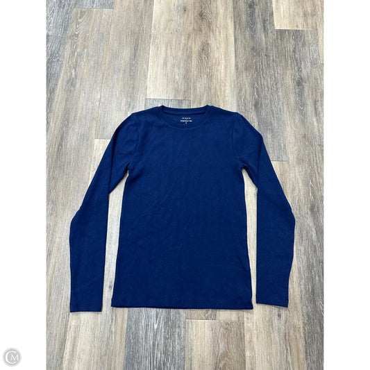 Top Long Sleeve By J. Crew In Blue, Size: S