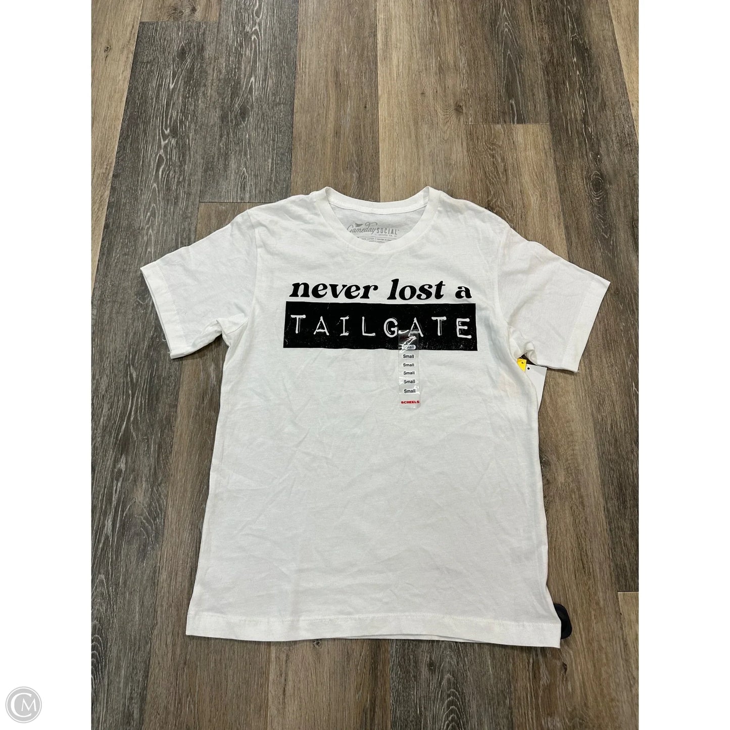 Athletic Top Short Sleeve By Gameday Social In White, Size: S