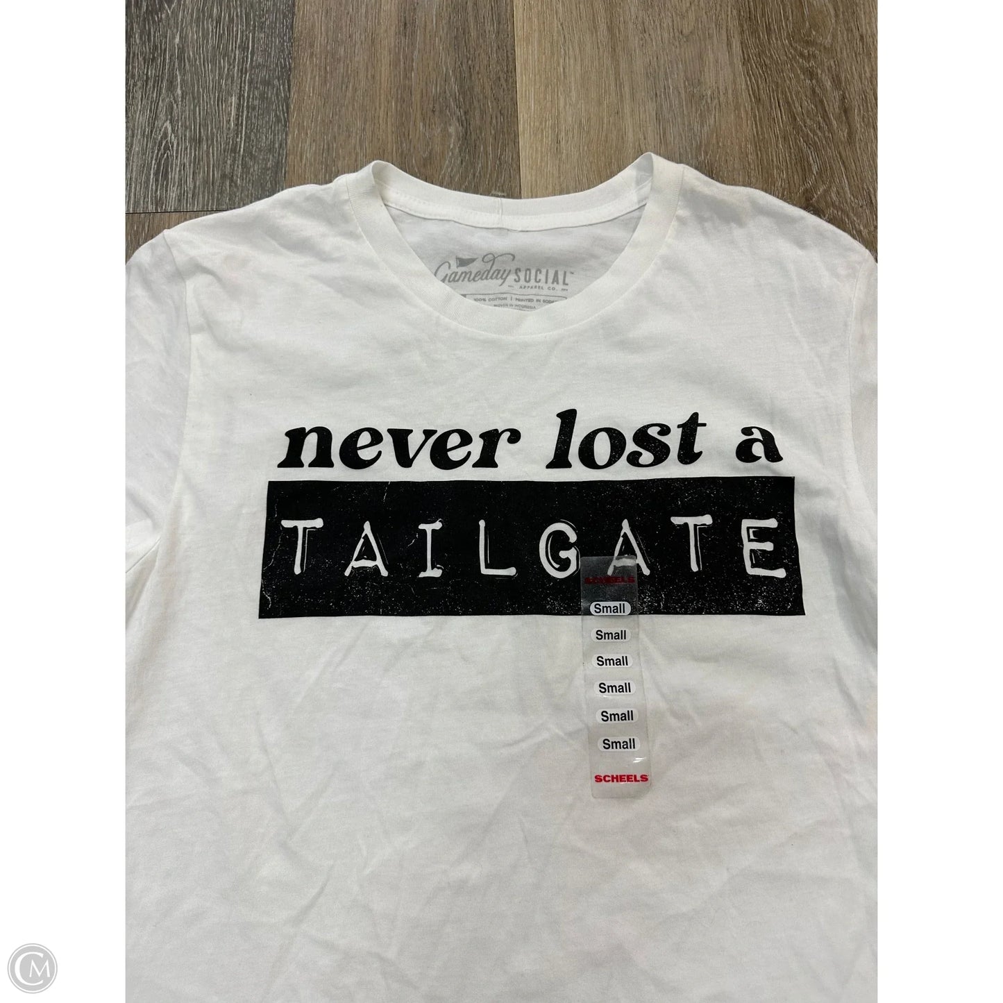 Athletic Top Short Sleeve By Gameday Social In White, Size: S