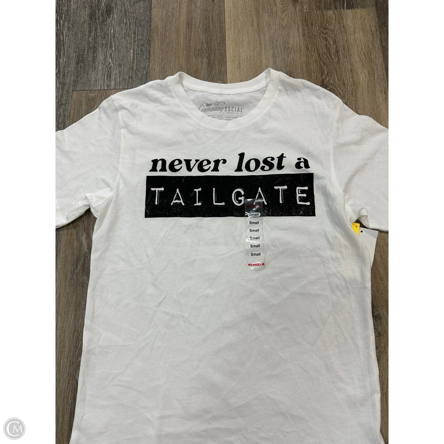 Athletic Top Short Sleeve By Gameday Social In White, Size: S