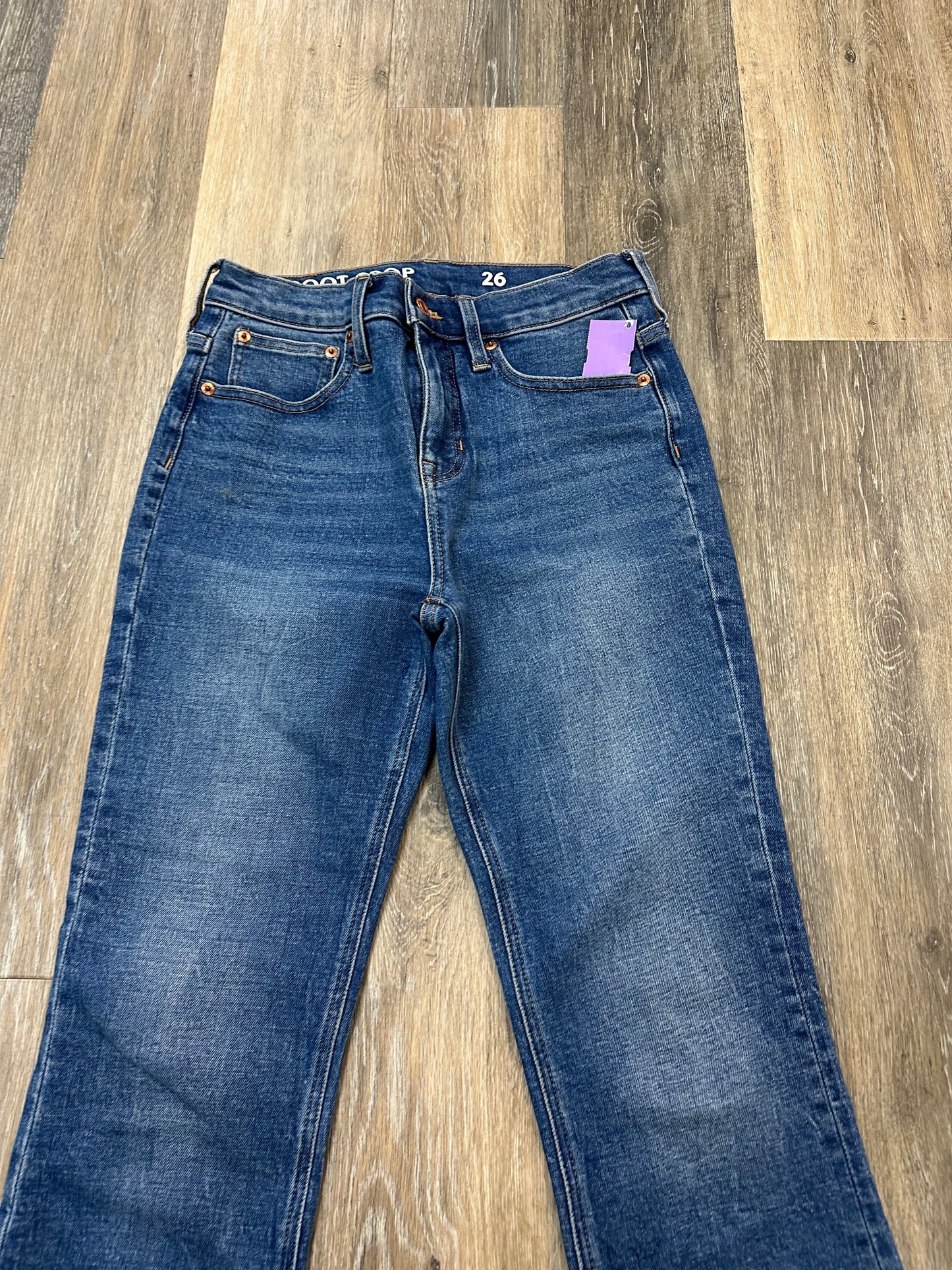 Jeans Boot Cut By J. Crew In Blue Denim, Size: 2