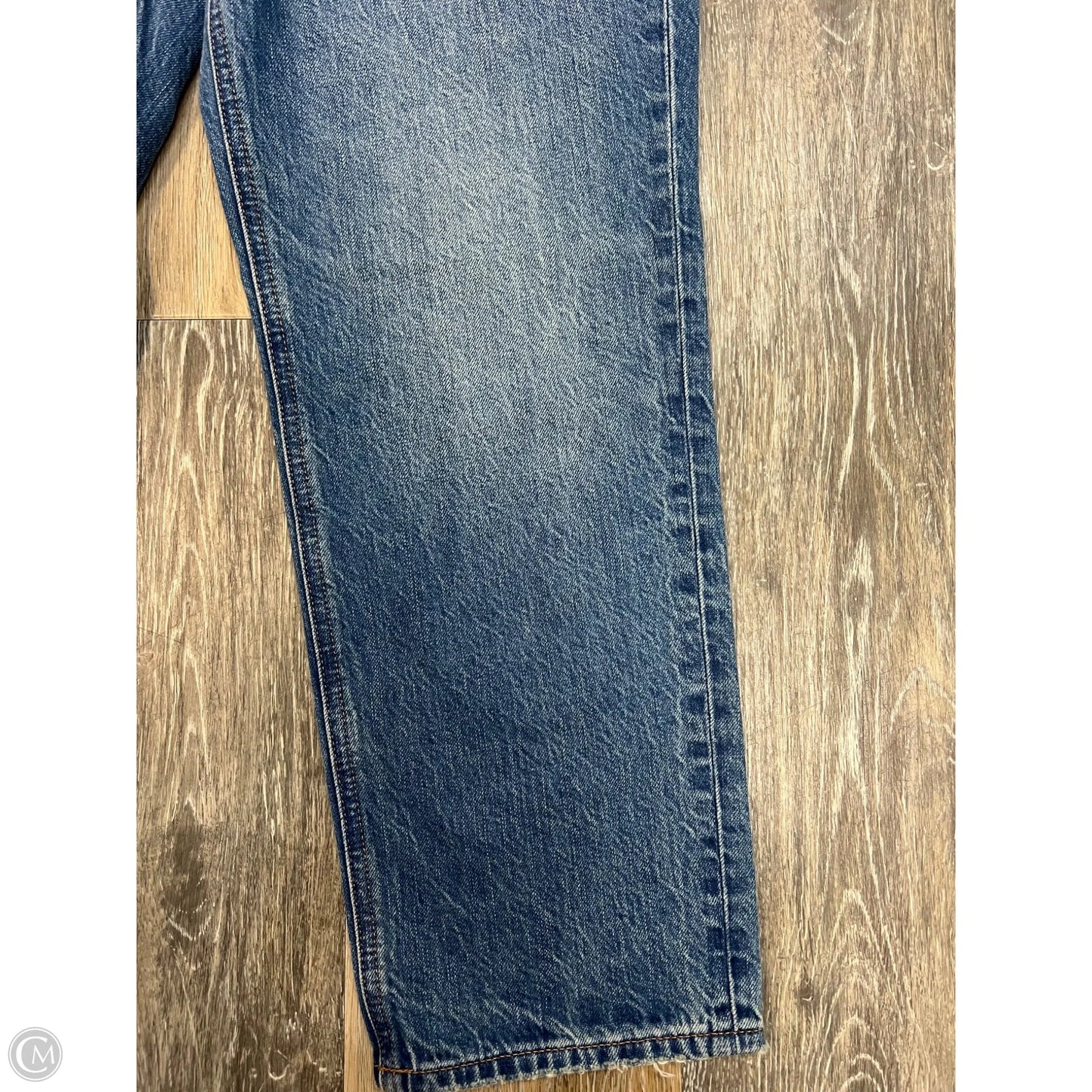 Jeans Straight By J. Crew In Blue Denim, Size: 6/28