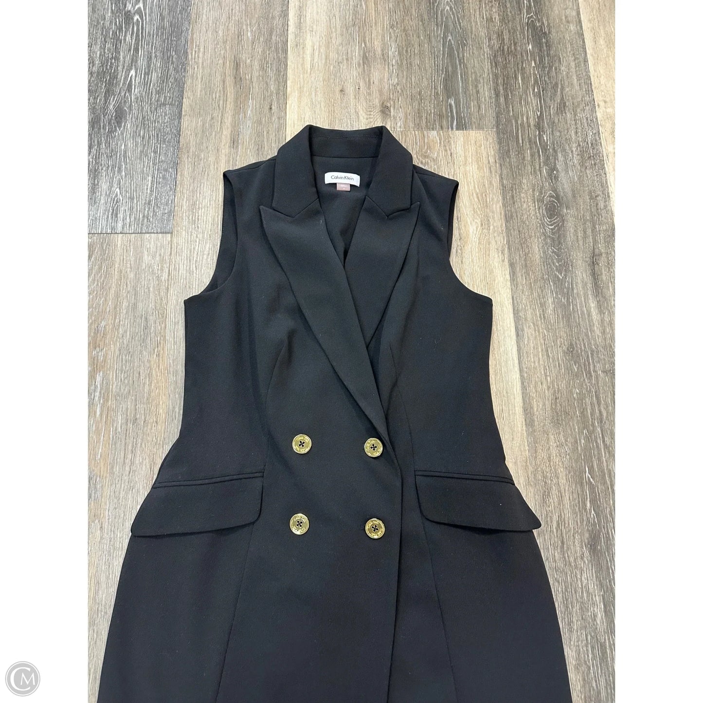 Dress Party Short By Calvin Klein In Black, Size: 6