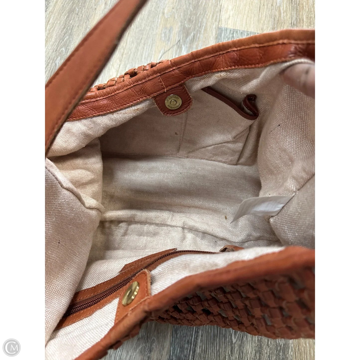 Handbag Leather By Marta Ponti Portugal, Size: Large