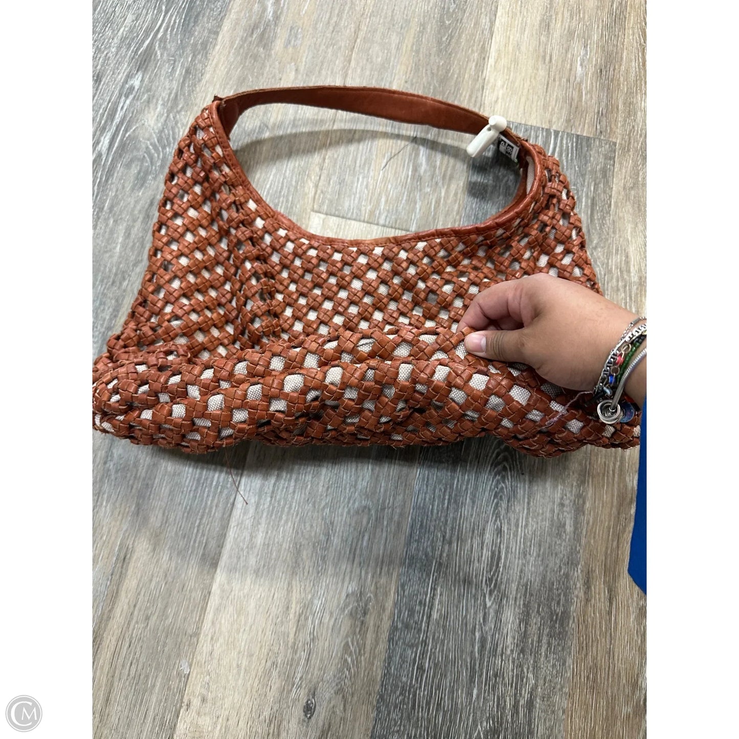 Handbag Leather By Marta Ponti Portugal, Size: Large