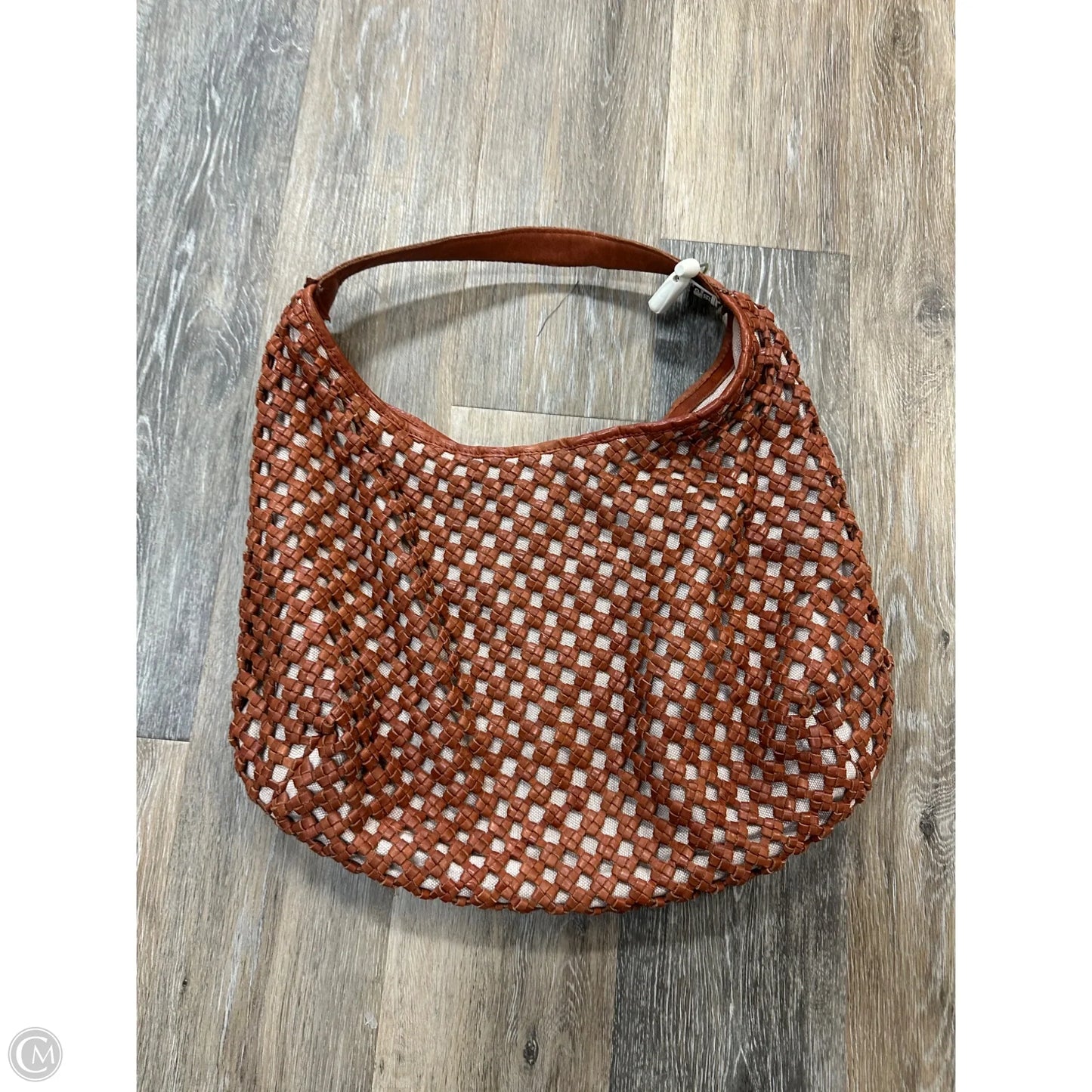 Handbag Leather By Marta Ponti Portugal, Size: Large