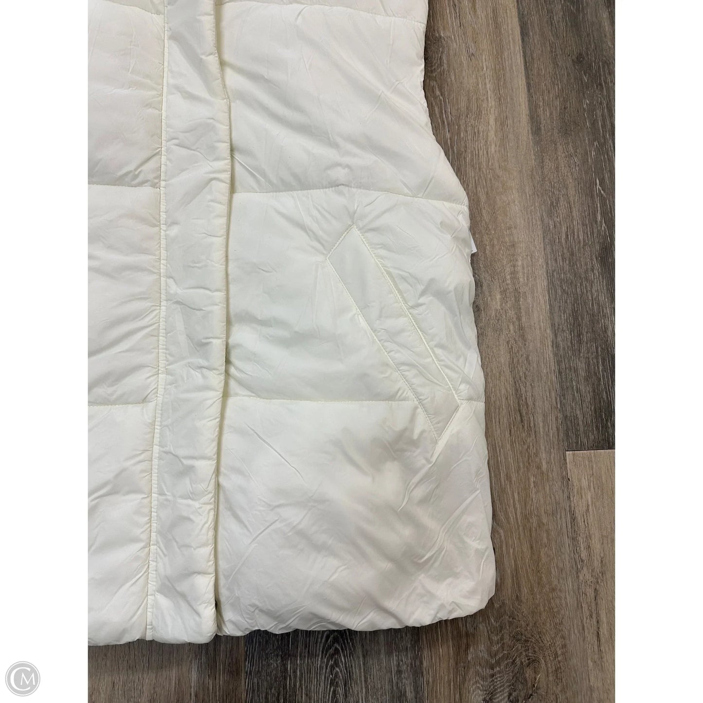 Vest Puffer & Quilted By Abercrombie And Fitch In Cream, Size: S