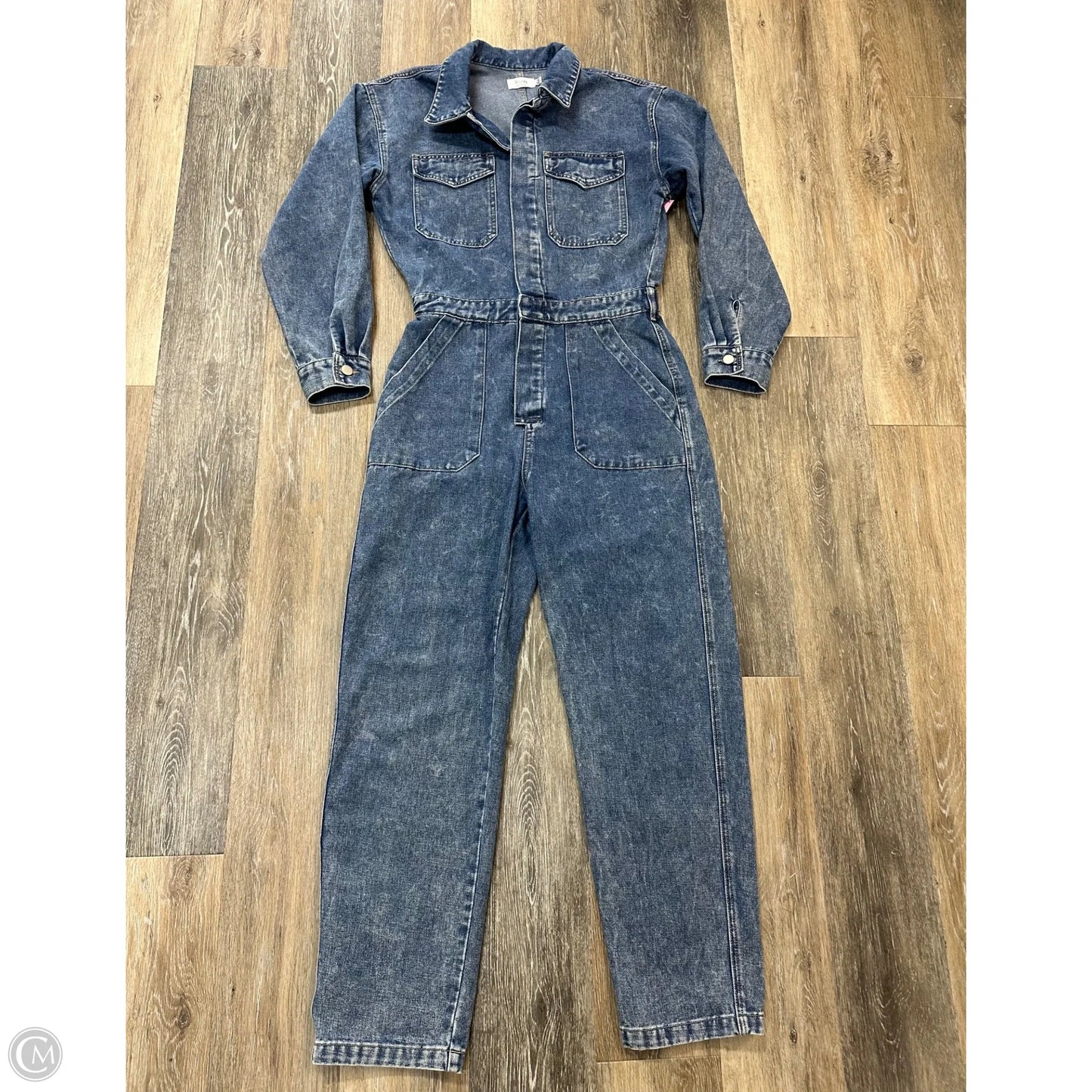 Jumpsuit By Bluivy In Blue Denim, Size: M