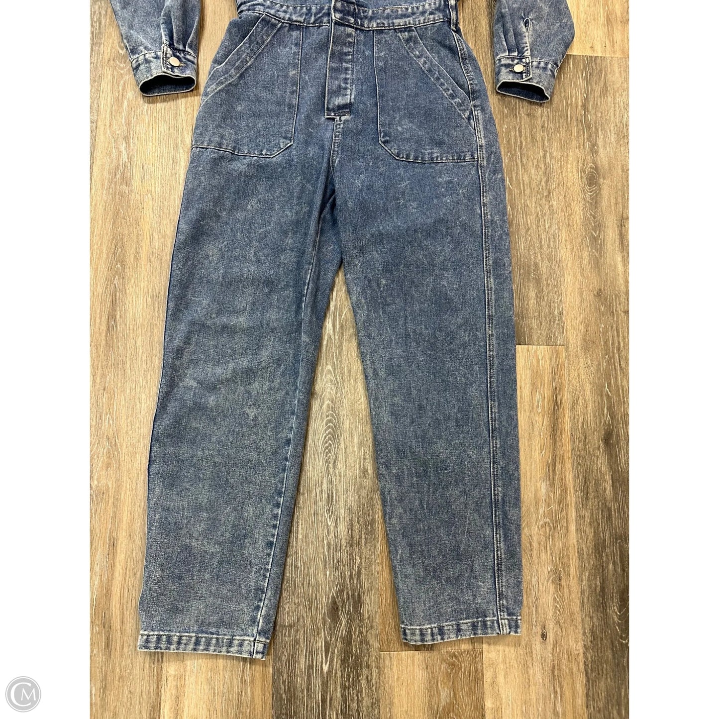 Jumpsuit By Bluivy In Blue Denim, Size: M