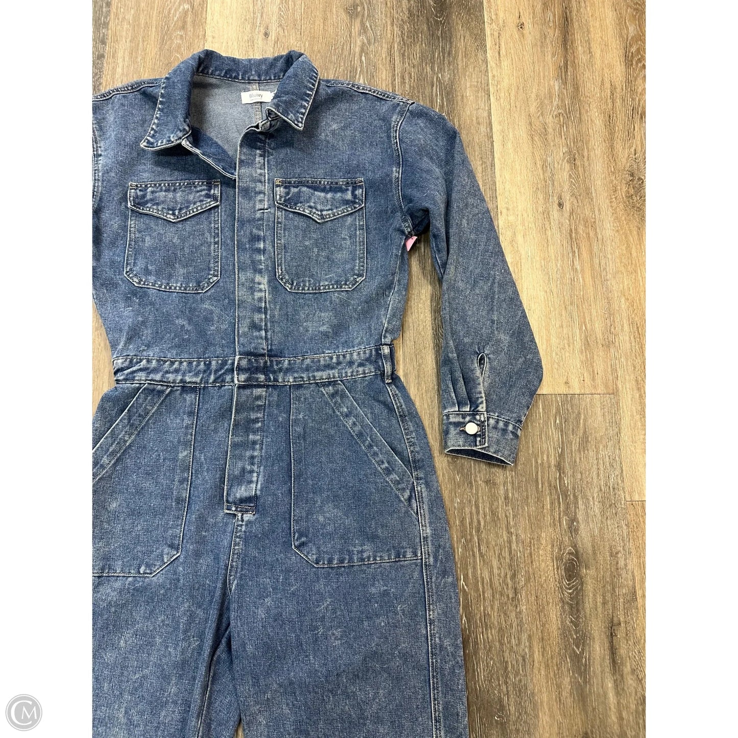 Jumpsuit By Bluivy In Blue Denim, Size: M