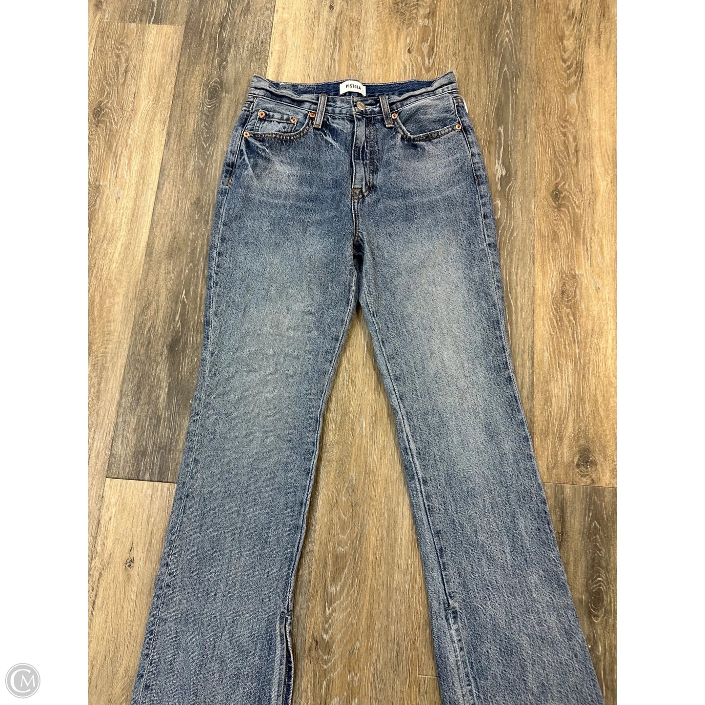 Jeans Straight By Pistola In Blue Denim, Size: 0