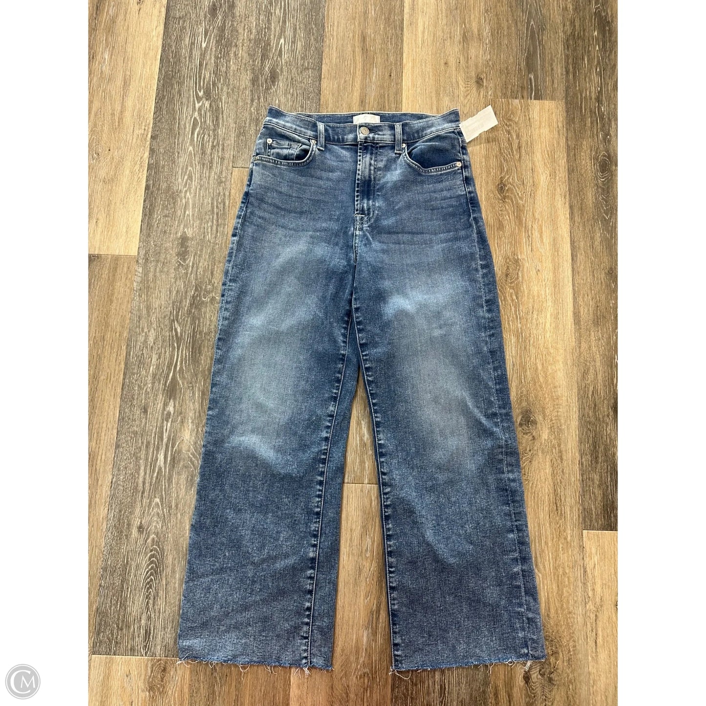 Jeans Designer By 7 For All Mankind In Blue Denim, Size: 4