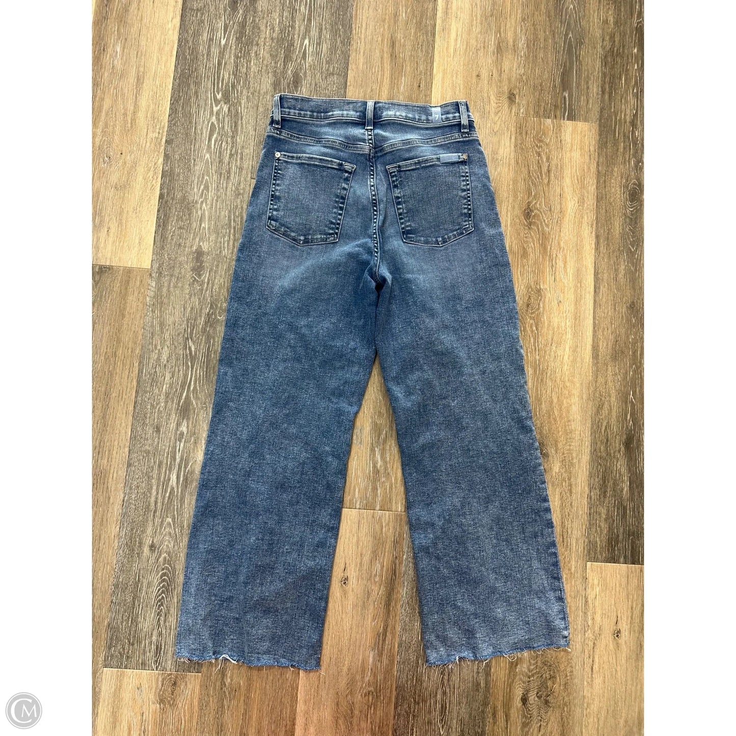 Jeans Designer By 7 For All Mankind In Blue Denim, Size: 4