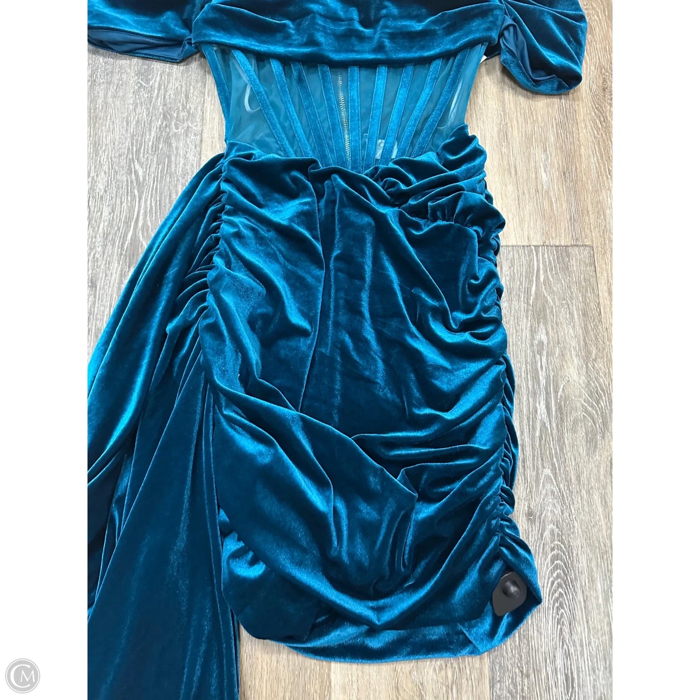 Dress Party Midi By Miss Circle In Blue, Size: M