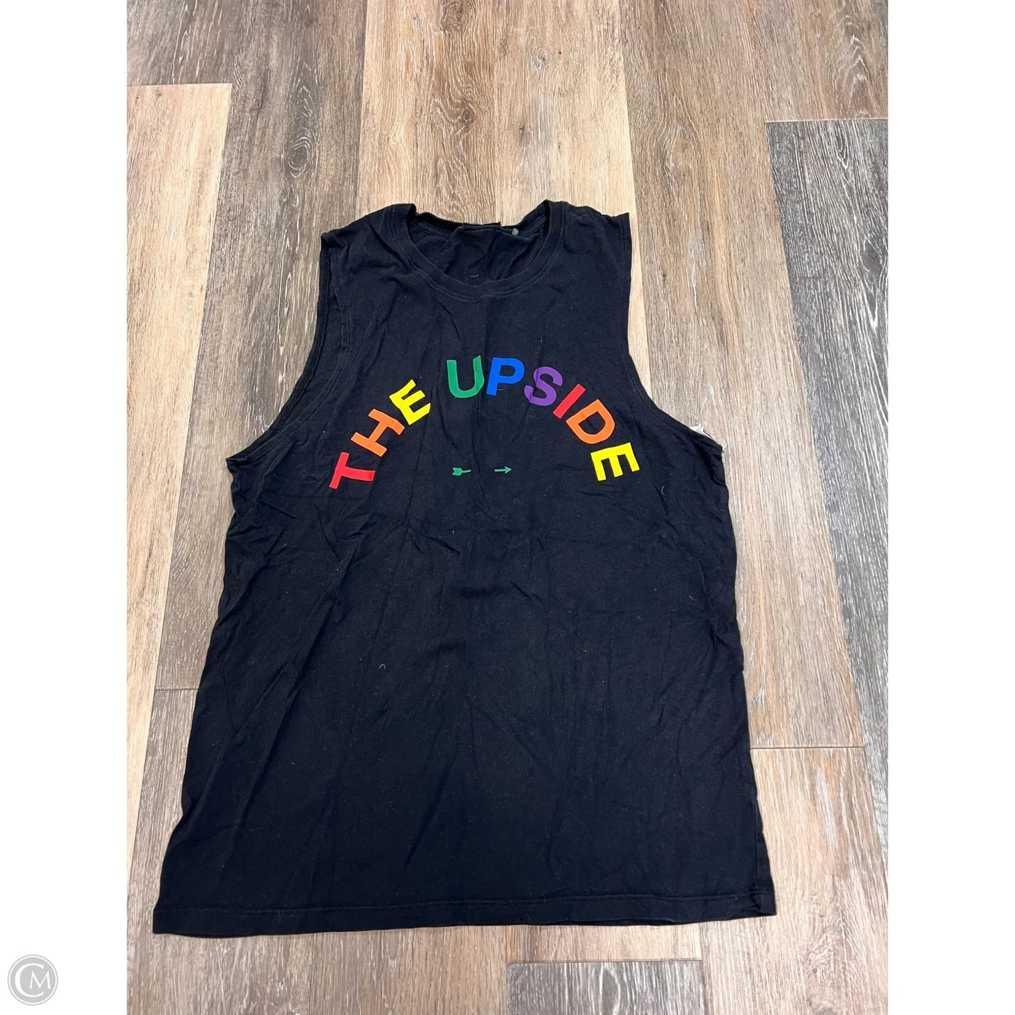 Top Sleeveless By The Upside In Beige, Size: S