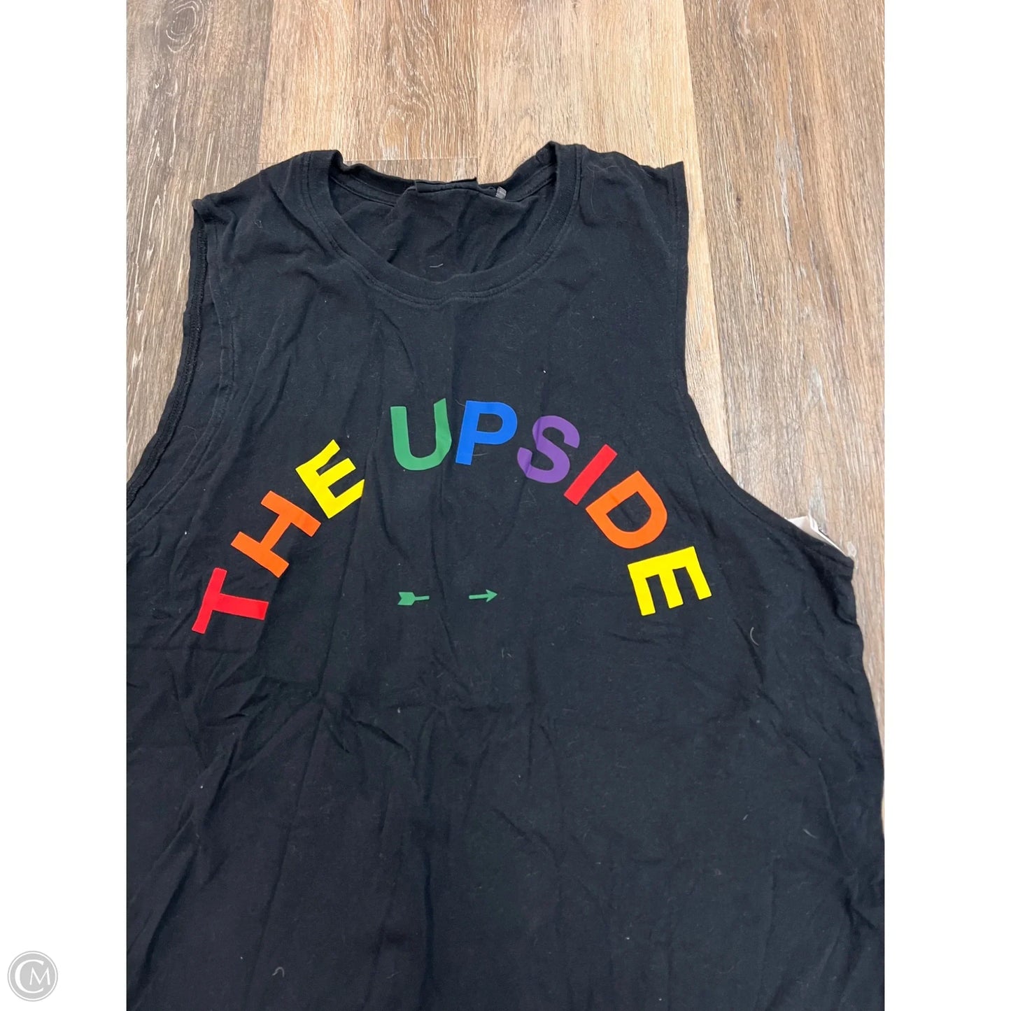 Top Sleeveless By The Upside In Beige, Size: S