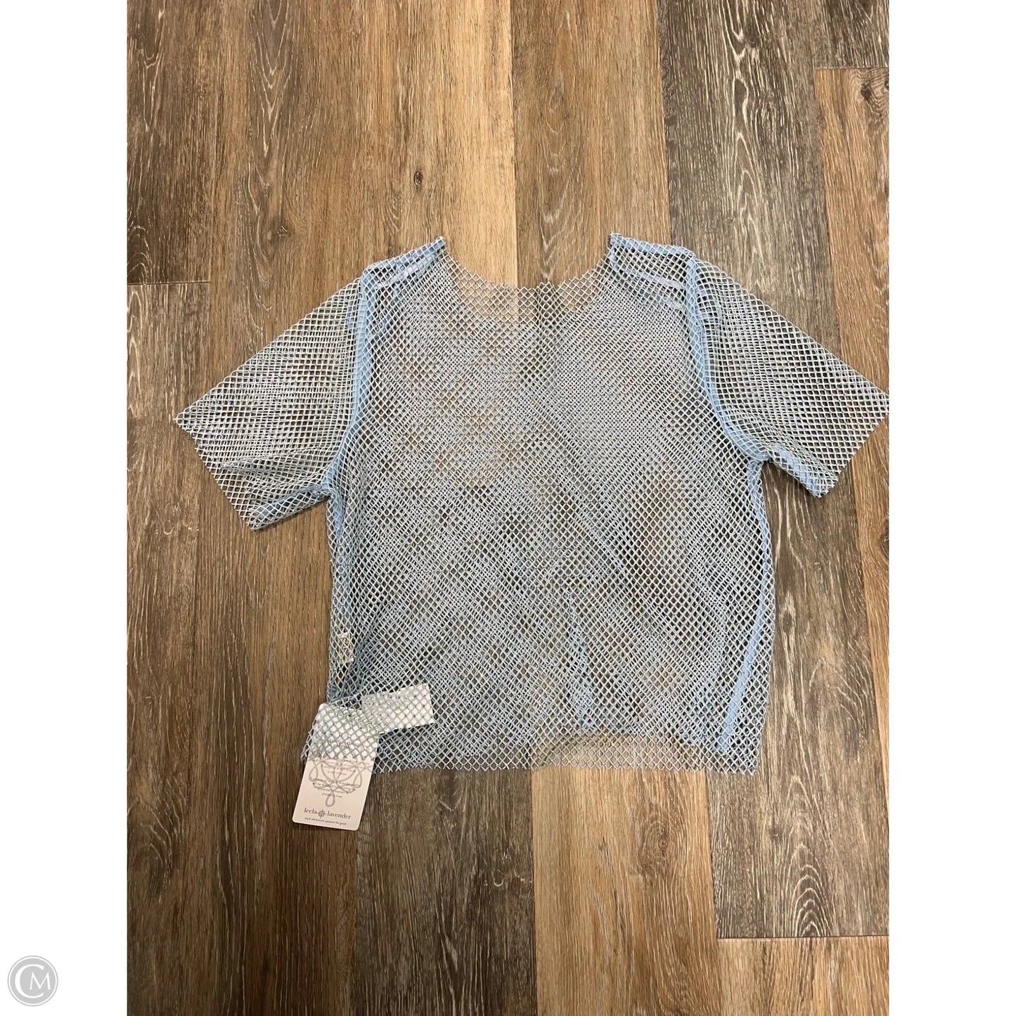 Top Short Sleeve By Leela and Lavender In Blue, Size: S