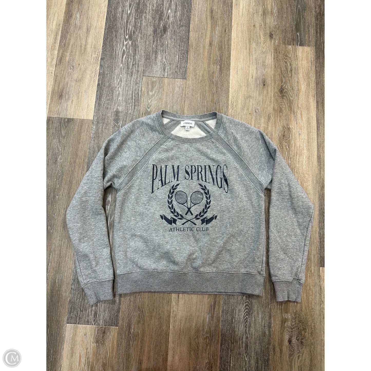 Sweatshirt Crewneck By Evereve In Grey, Size: S