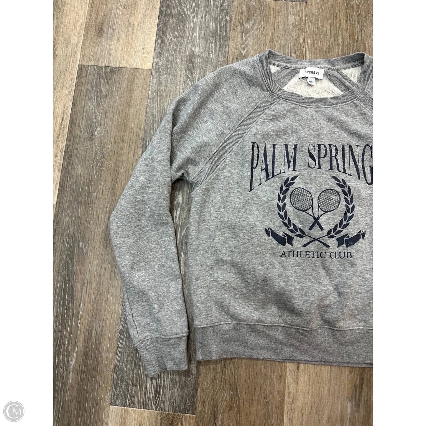 Sweatshirt Crewneck By Evereve In Grey, Size: S