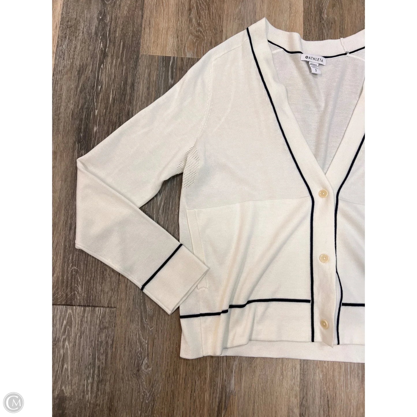 Sweater Cardigan By Athleta In White, Size: S