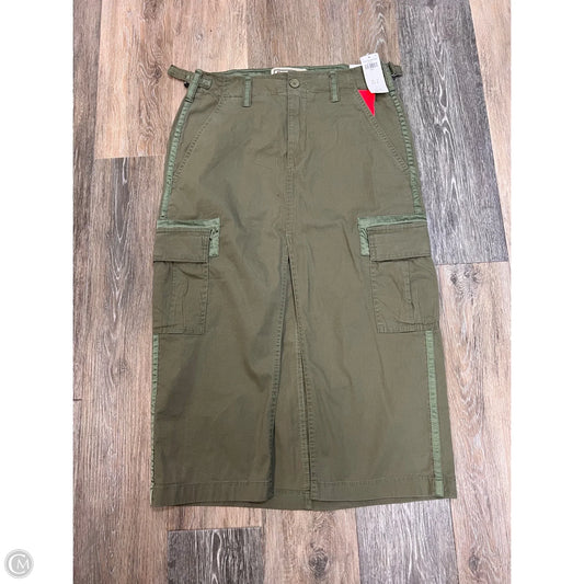 Skirt Midi By Abercrombie And Fitch In Green, Size: S
