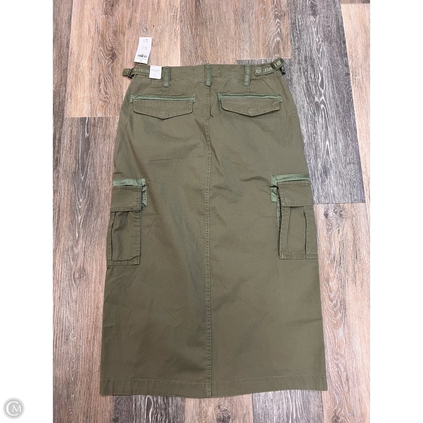Skirt Midi By Abercrombie And Fitch In Green, Size: S