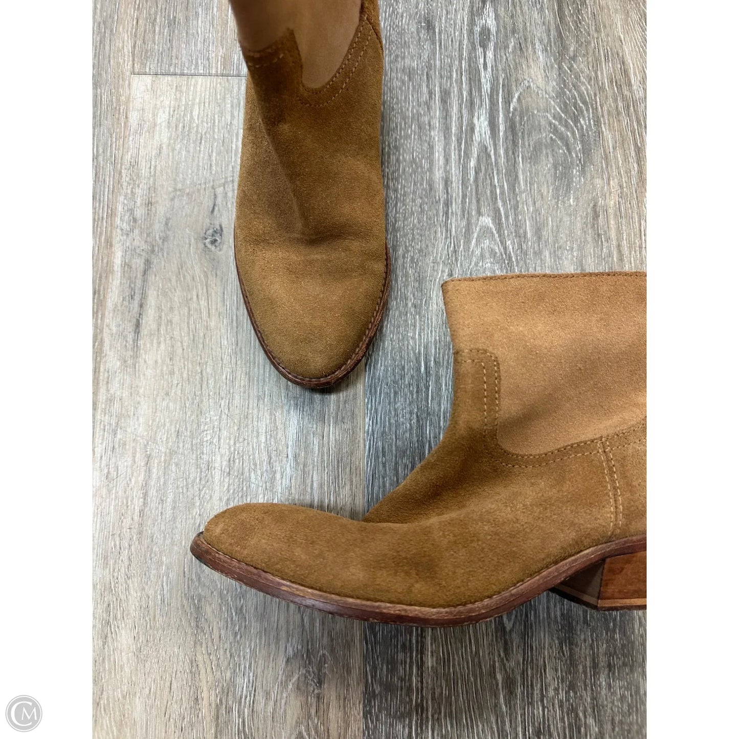Boots Ankle Heels By Zadig And Voltaire In Tan, Size: 6