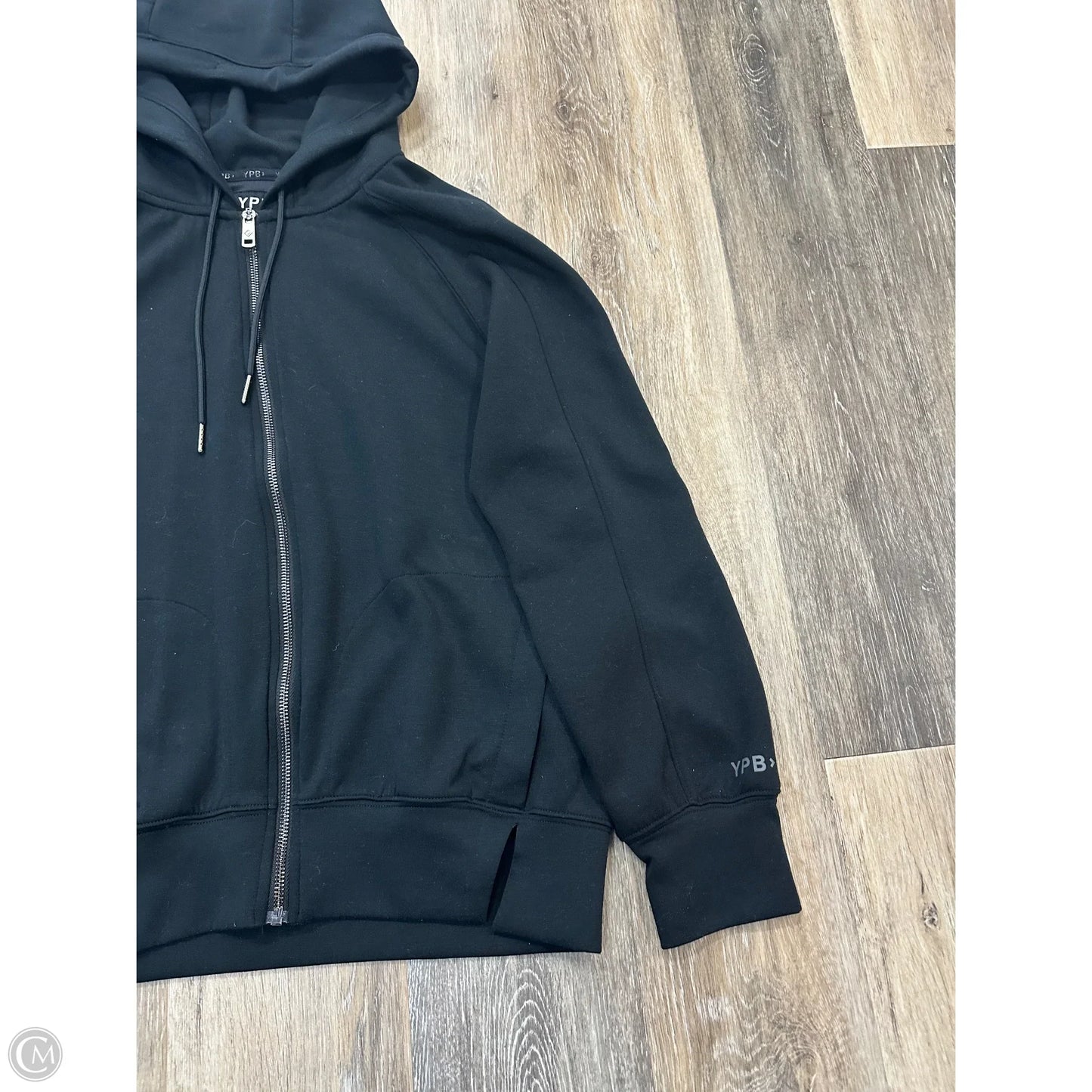 Athletic Jacket By Ypb In Black, Size: Xs