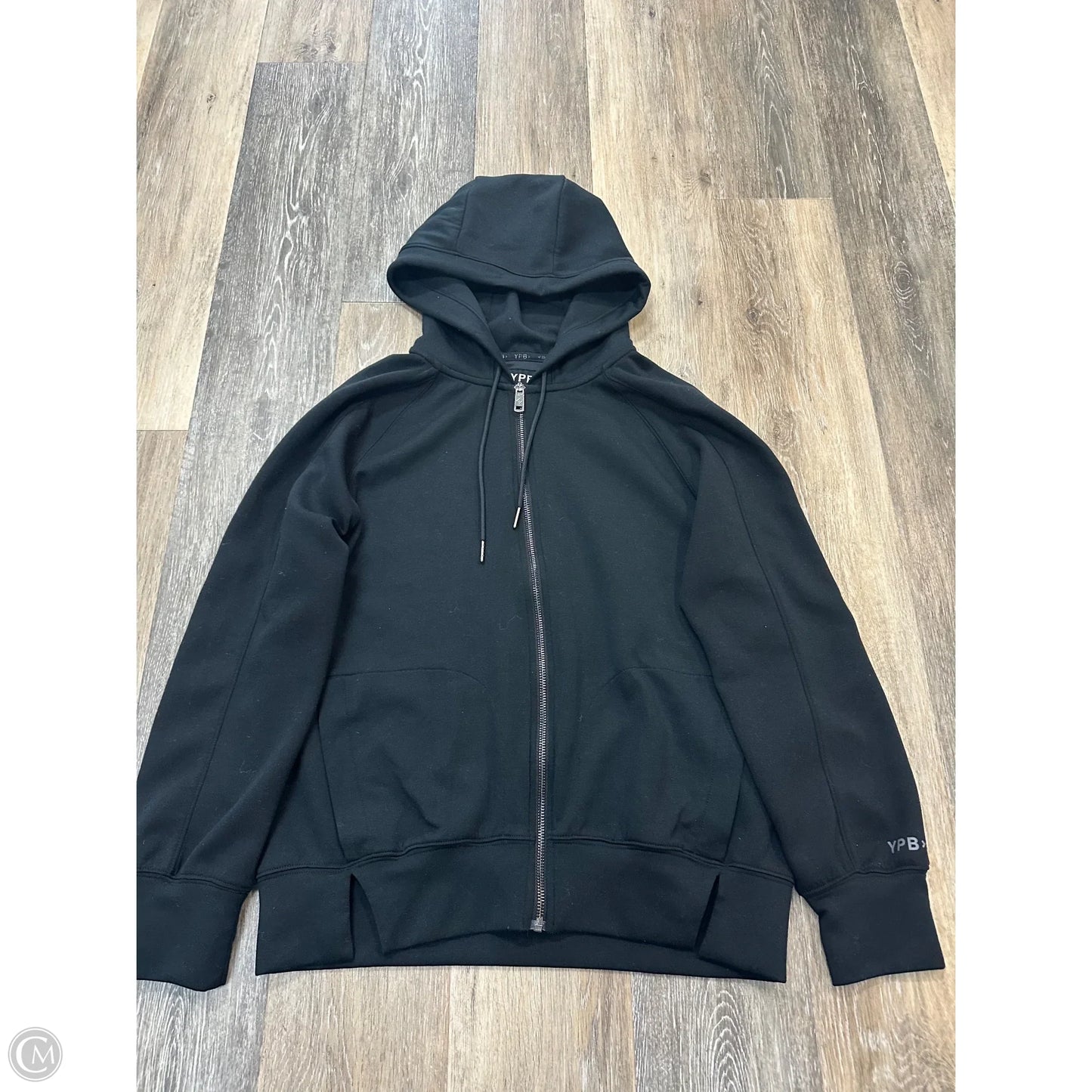 Athletic Jacket By Ypb In Black, Size: Xs