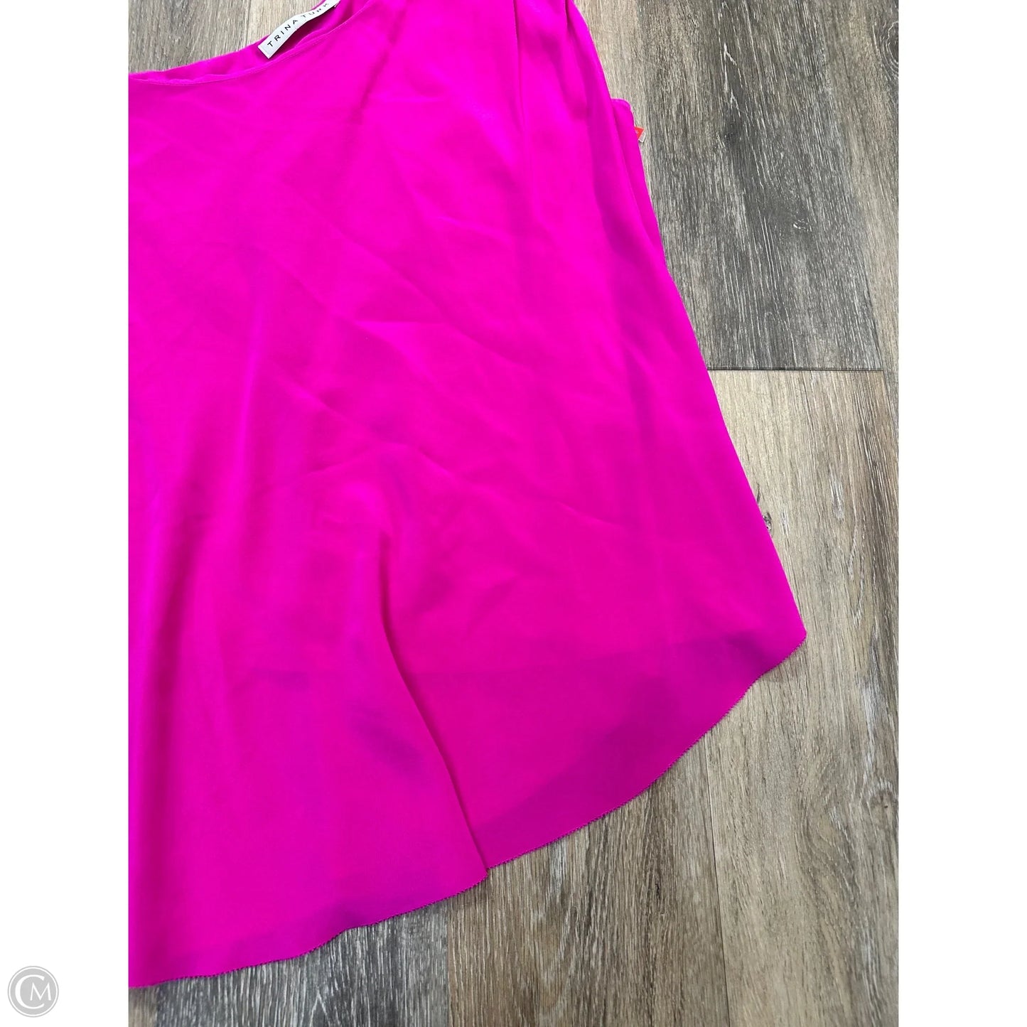 Blouse Short Sleeve By Trina Turk In Pink, Size: S