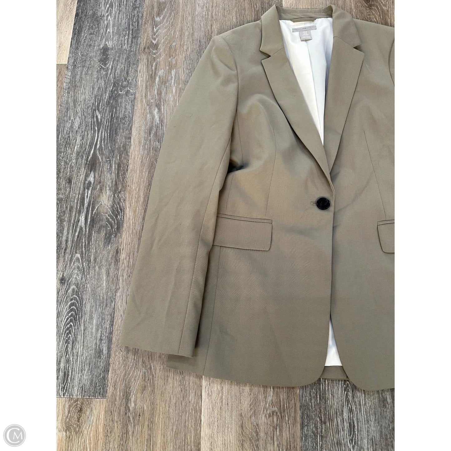 Blazer By H&m In Green, Size: Xs