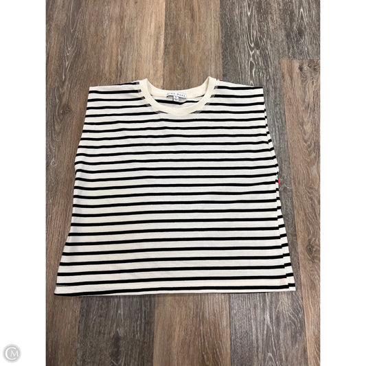 Top Sleeveless By Miou Muse In Black & White, Size: S