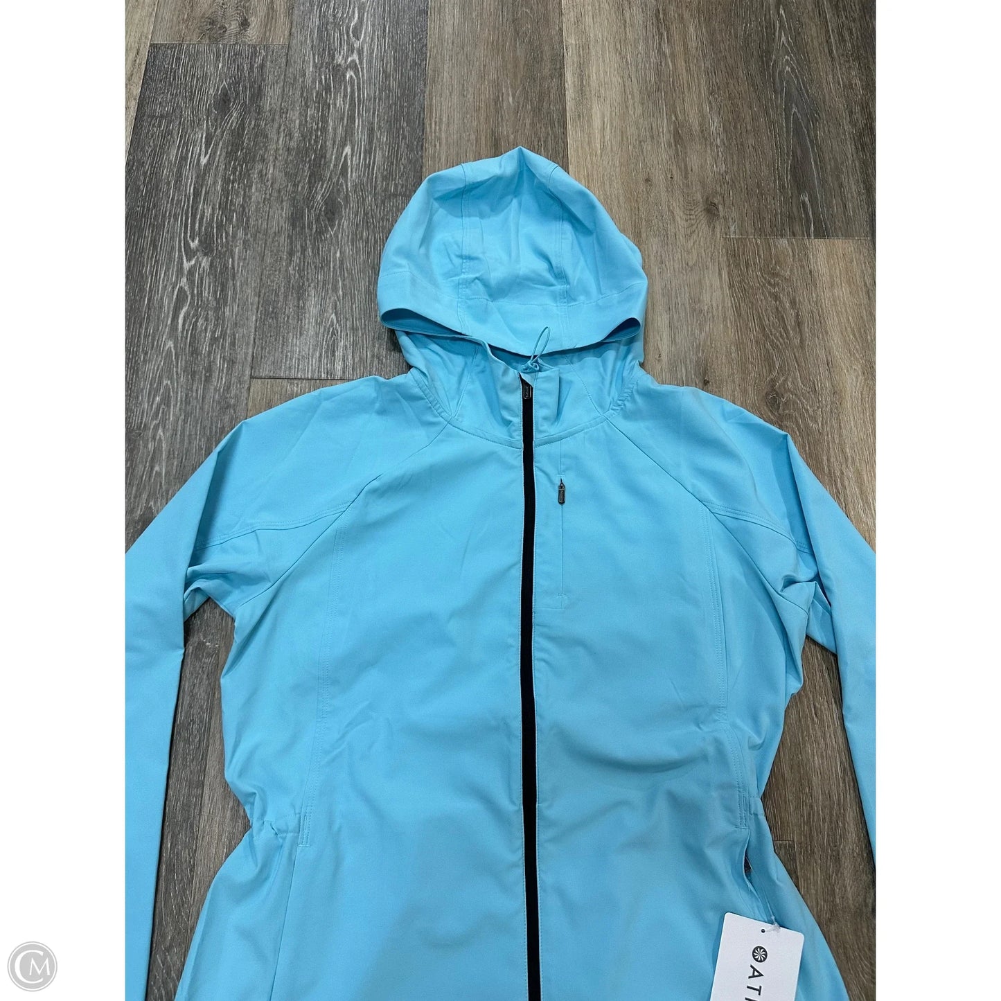 Athletic Jacket By Athleta In Teal, Size: S
