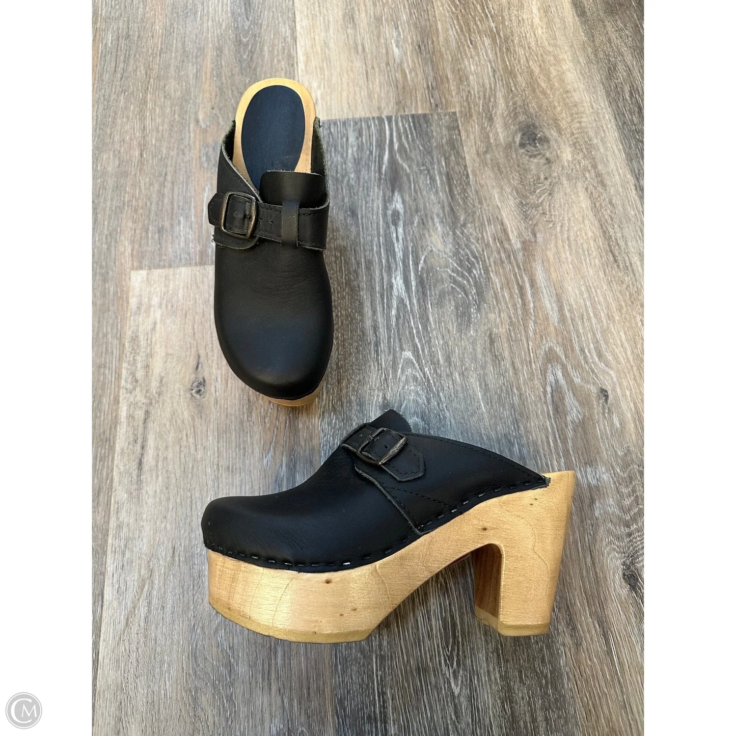 Shoes Heels Block By Black Clogs In Black, Size: 7