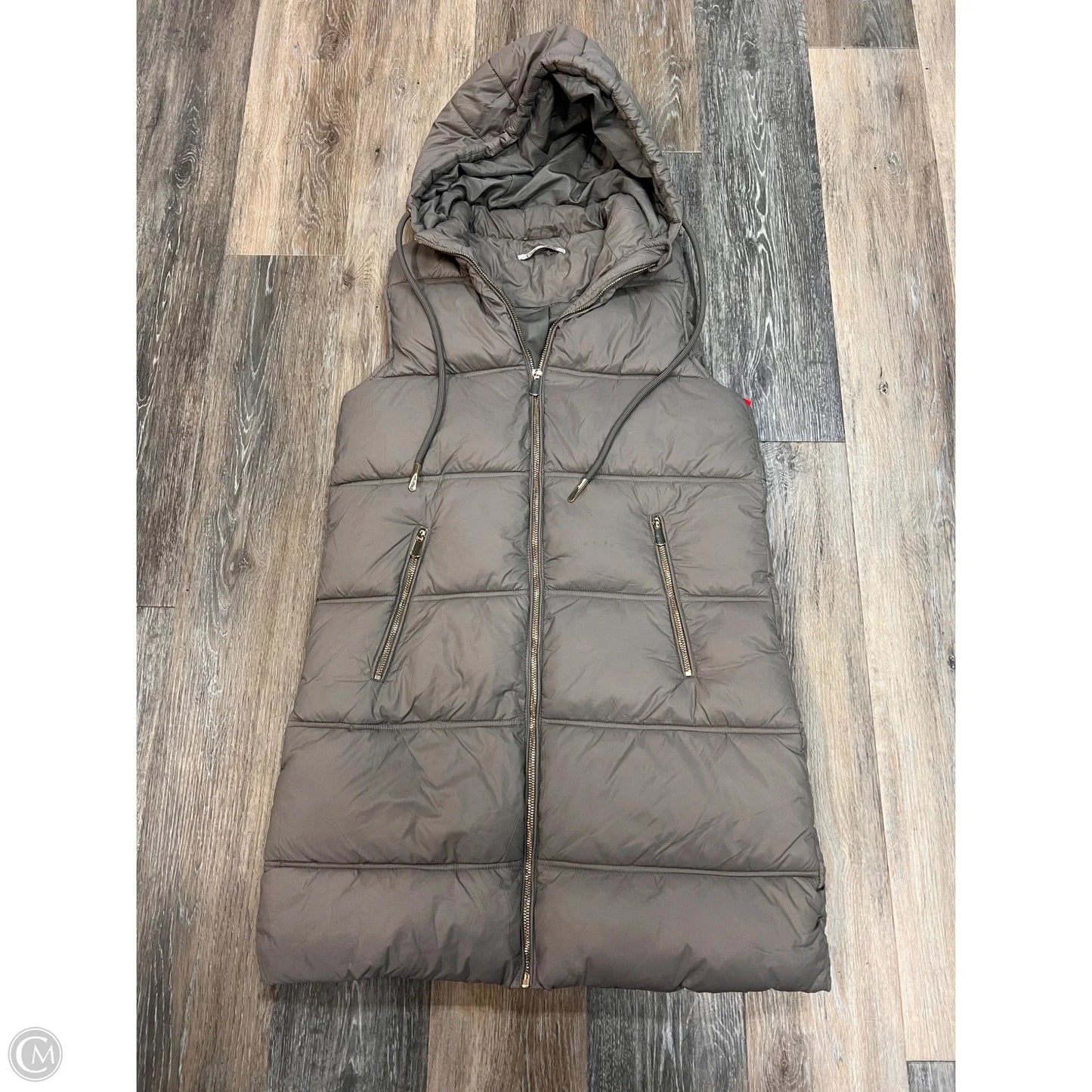Vest Puffer & Quilted By Dex In Grey, Size: Xs