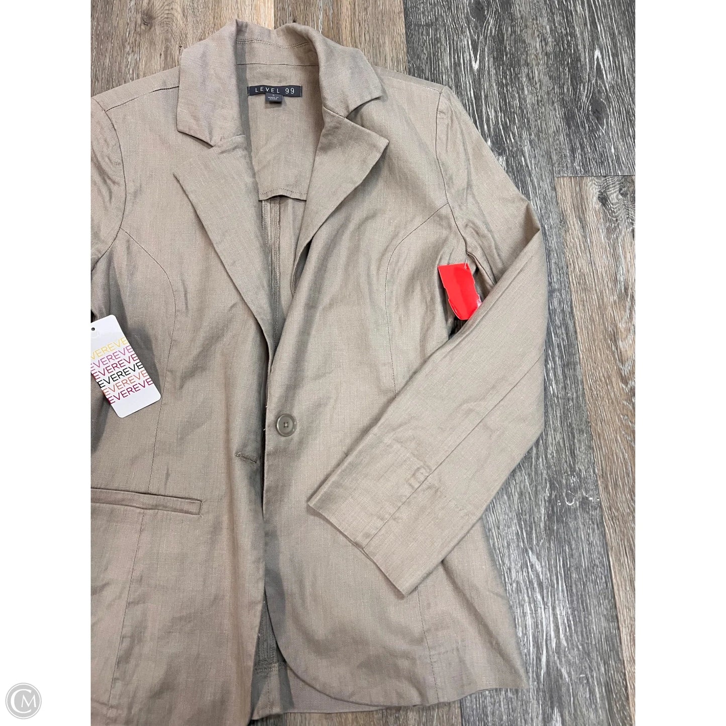 Blazer By Level 99 In Tan, Size: S