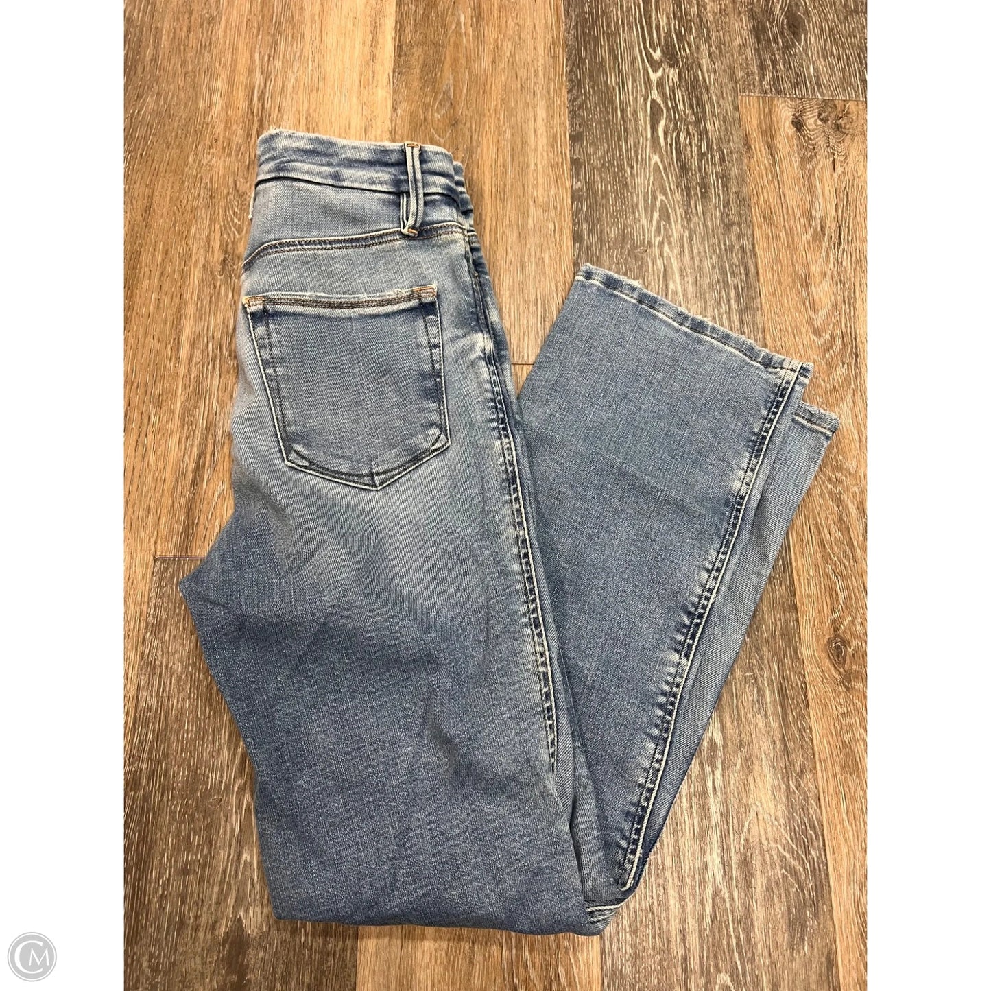 Jeans Straight By Good American In Blue Denim, Size: 2/26