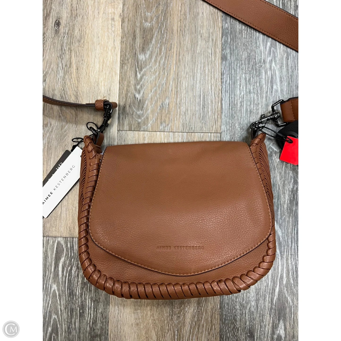 Crossbody Leather By Aimee Kestenberg, Size: Medium