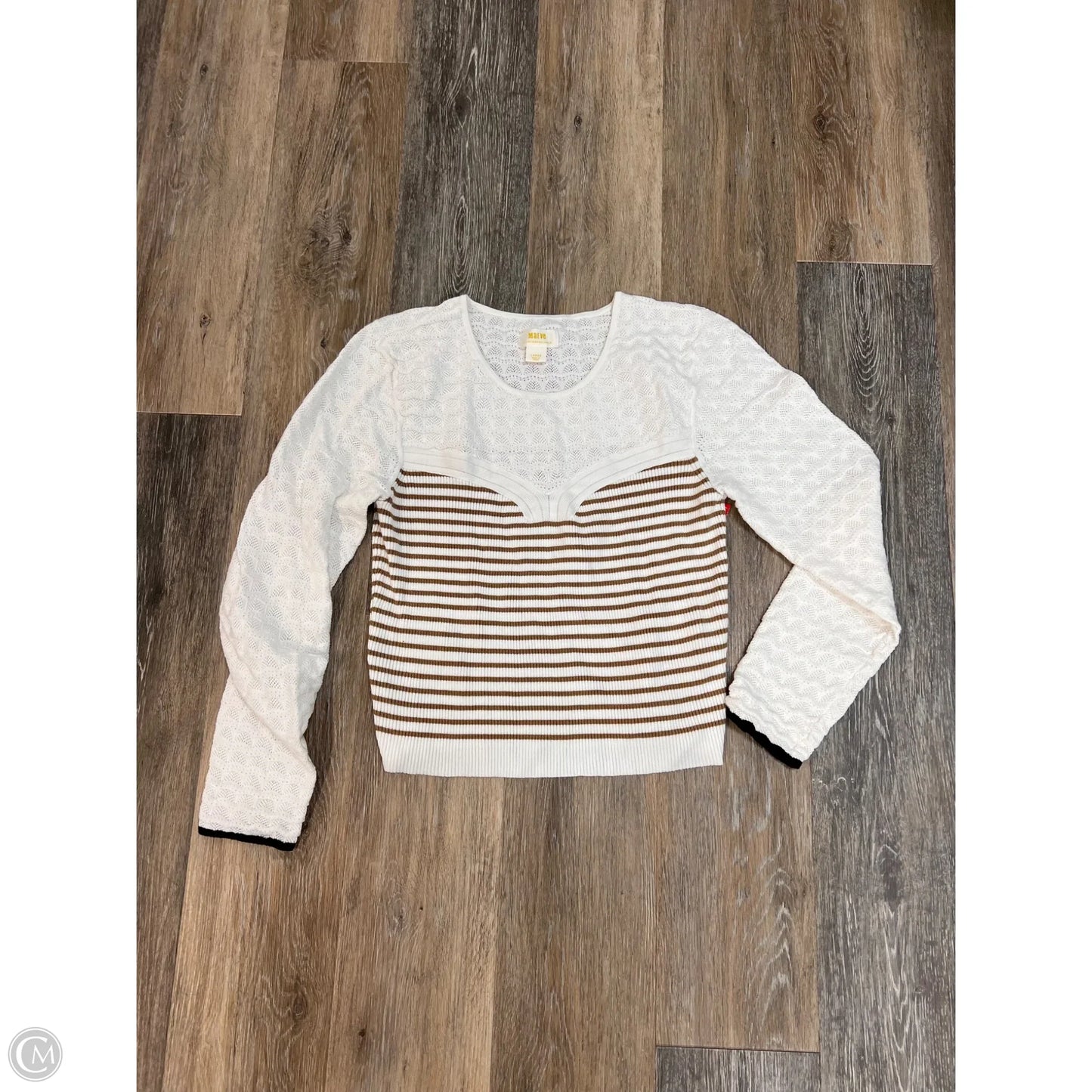 Sweater By Maeve In Cream, Size: L