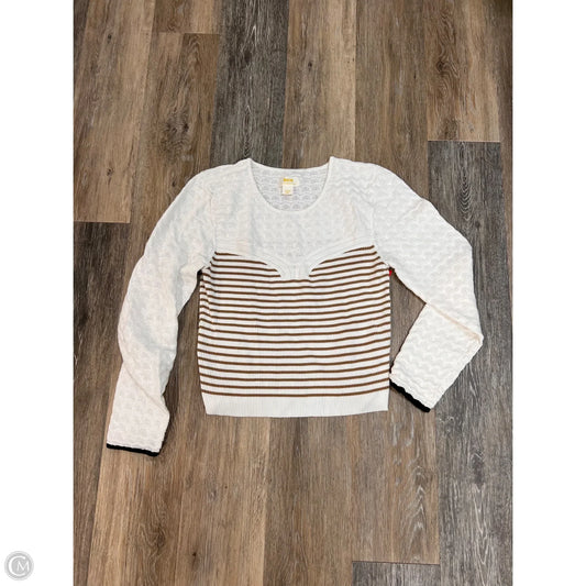 Sweater By Maeve In Cream, Size: L