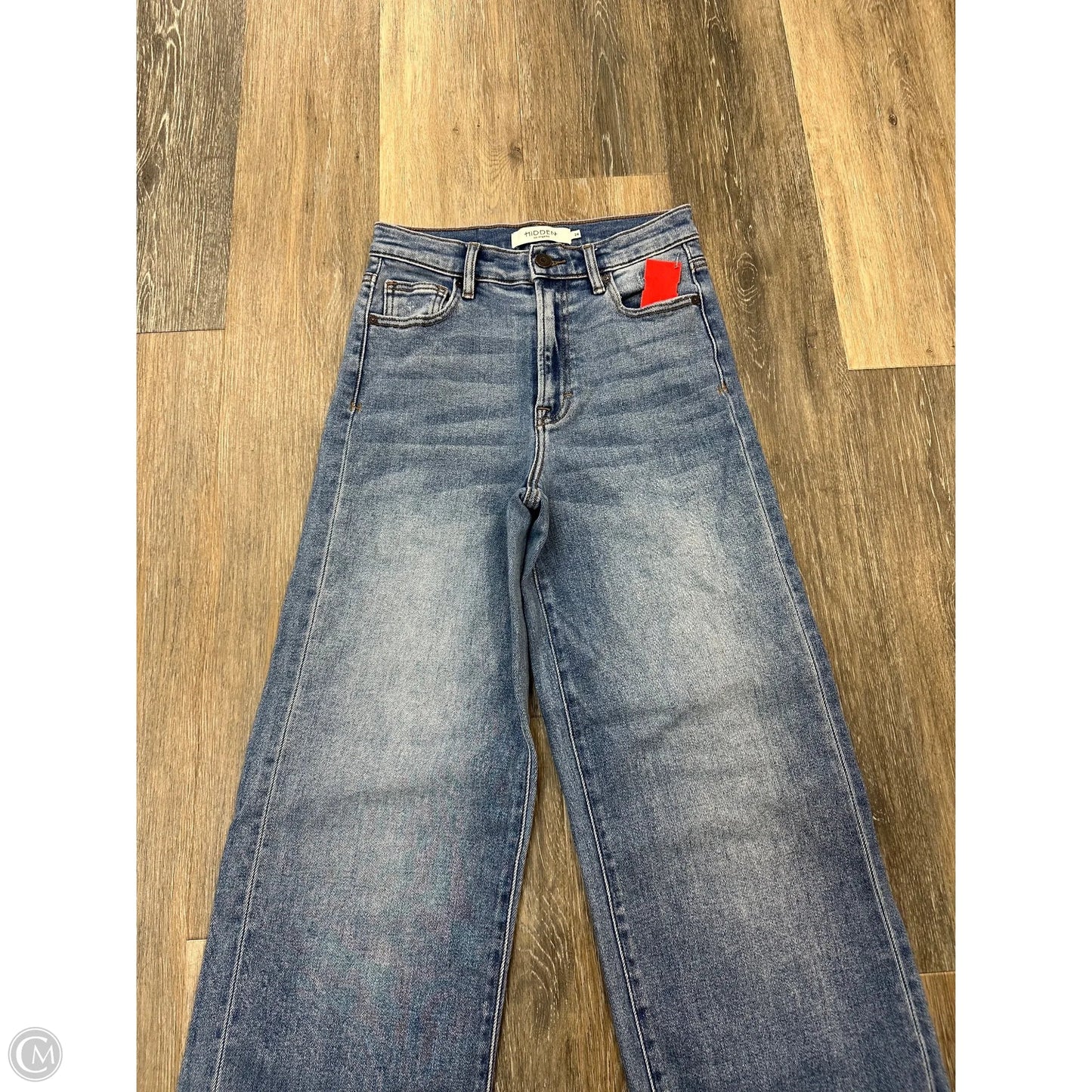 Jeans Wide Leg By Hidden In Blue Denim, Size: 0