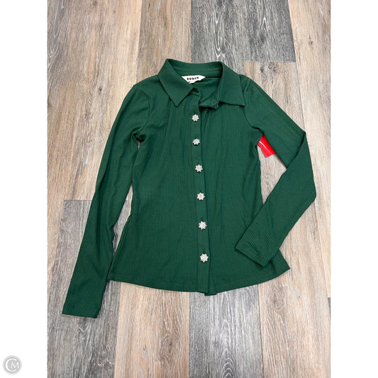 Blouse Long Sleeve By Boden In Green, Size: S