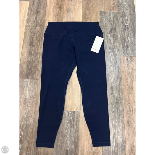 Athletic Pants By Lululemon In Navy, Size: 16