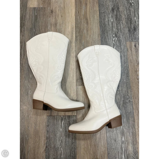 -Boots Western By Torrid In White, Size: 7.5