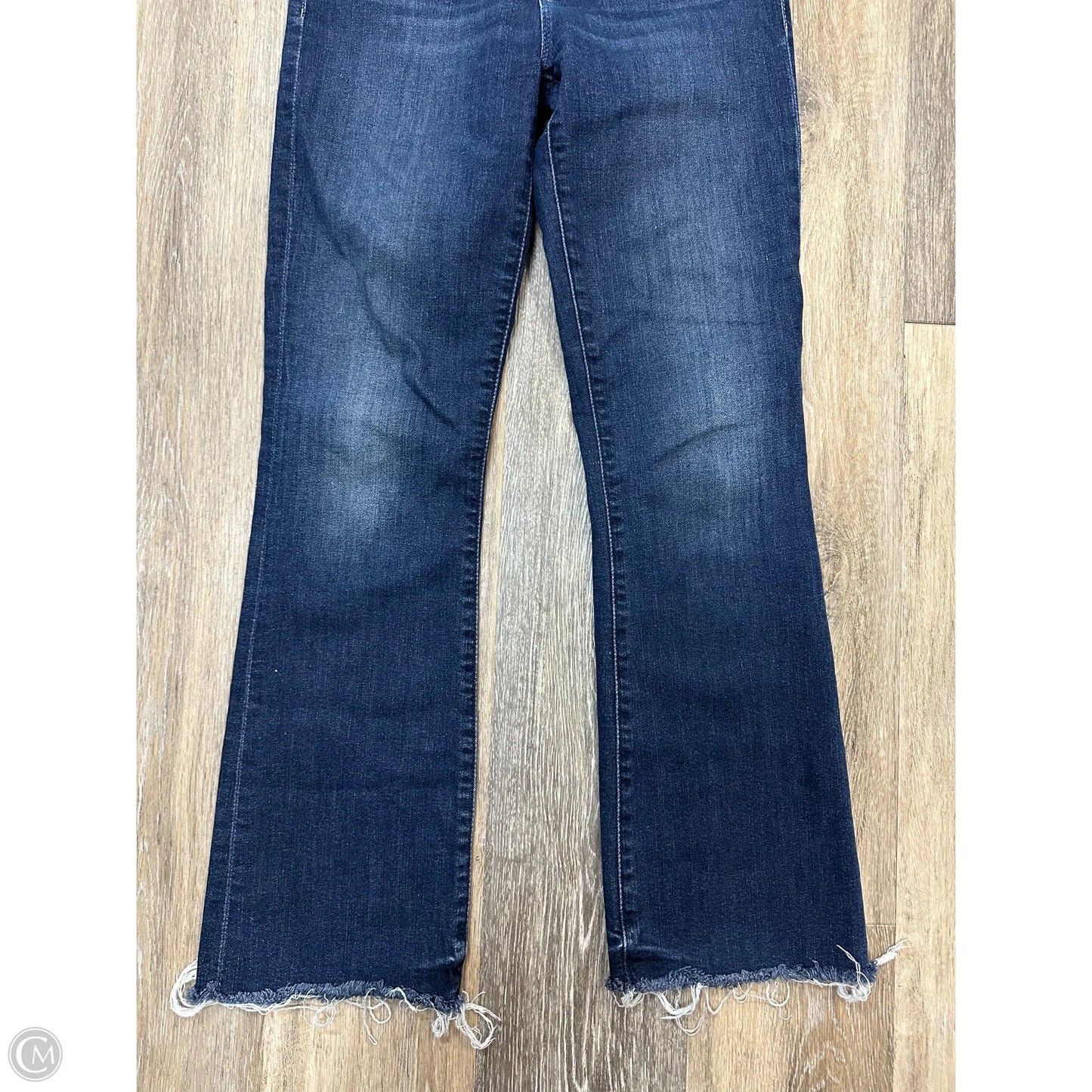 Jeans Boot Cut By Mother In Blue Denim, Size: 1/25